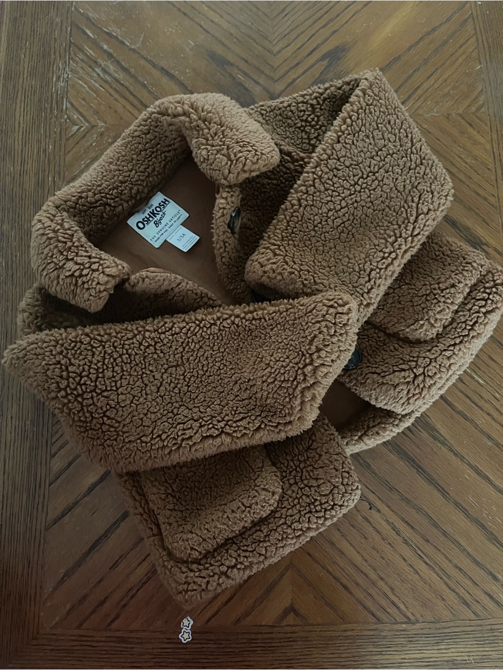 OshKosh B'gosh Cozy Brown Sherpa Jacket